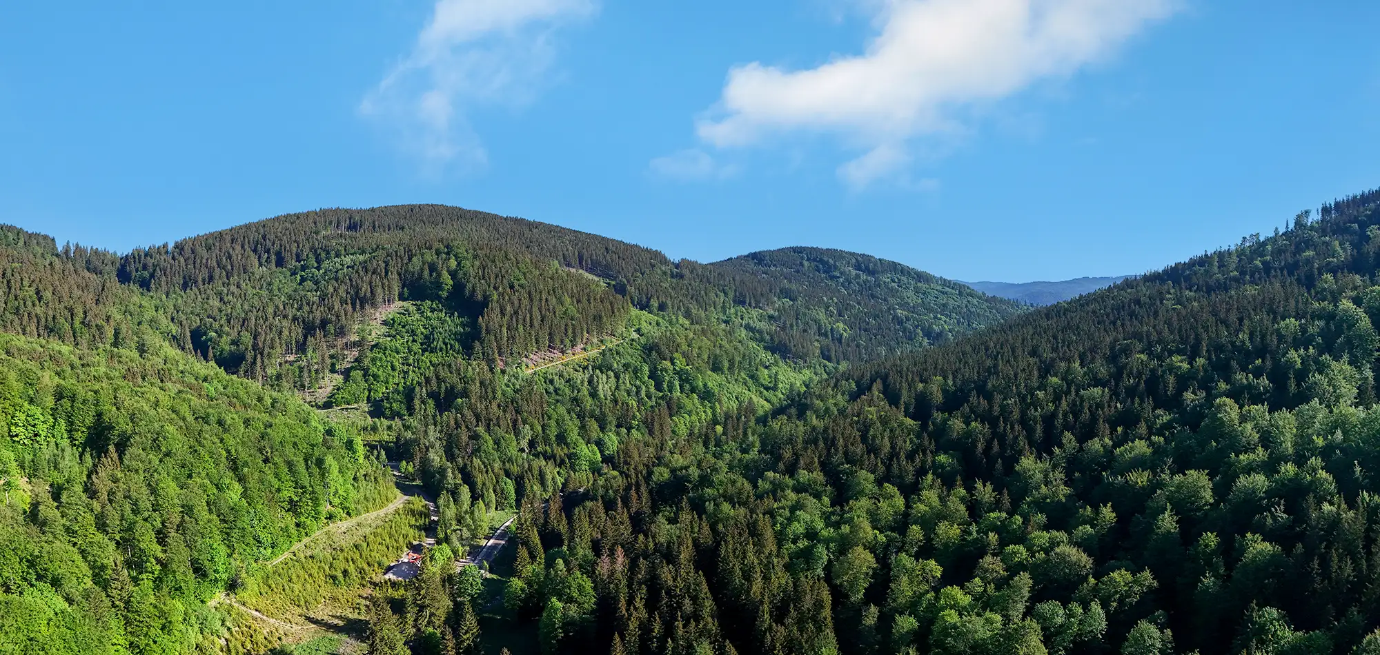 Panorama doliny Kleśnicy